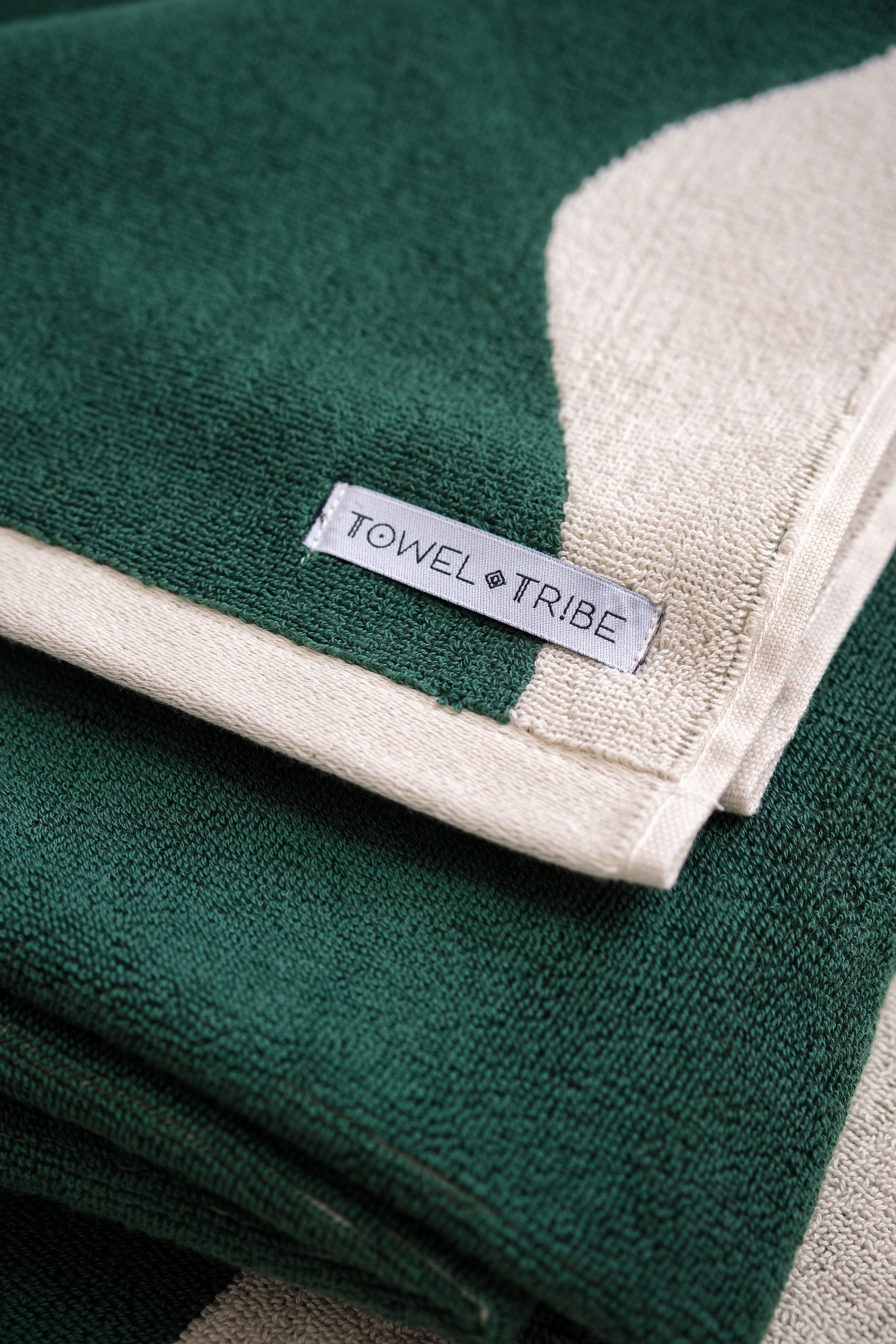 Luxury green turkish towel by towel tribe